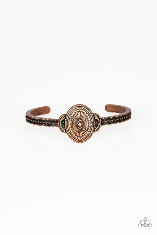 SAVANNAH SUNSET - COPPER CUFF BRACELET