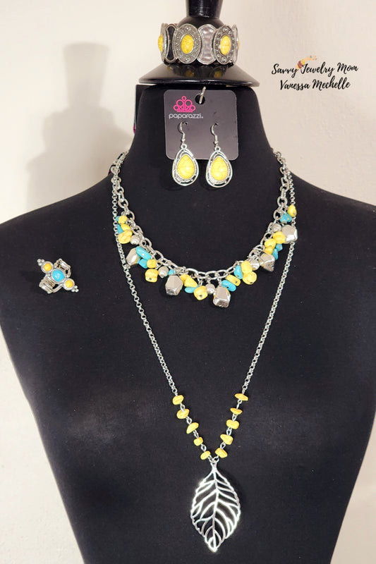 Savvy Set #288 (Yellow & Blue, 5 piece set)