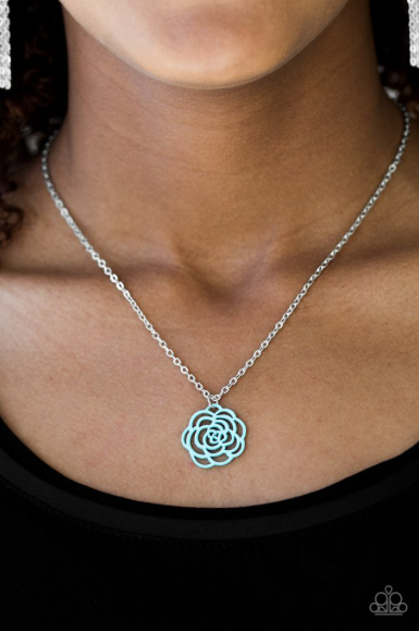 Blossom Bliss - Blue Necklace