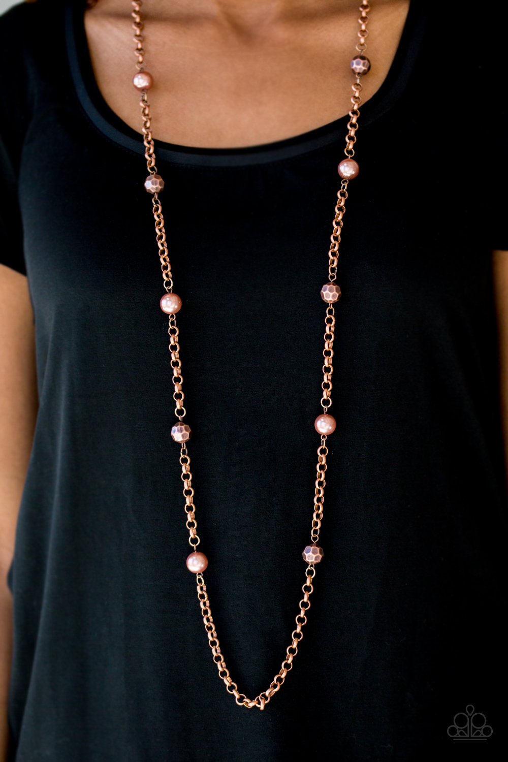 Showroom Shimmer - copper necklace