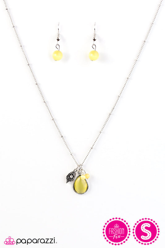 Stellar Splendor - Yellow Necklace