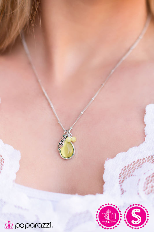 Stellar Splendor - Yellow Necklace