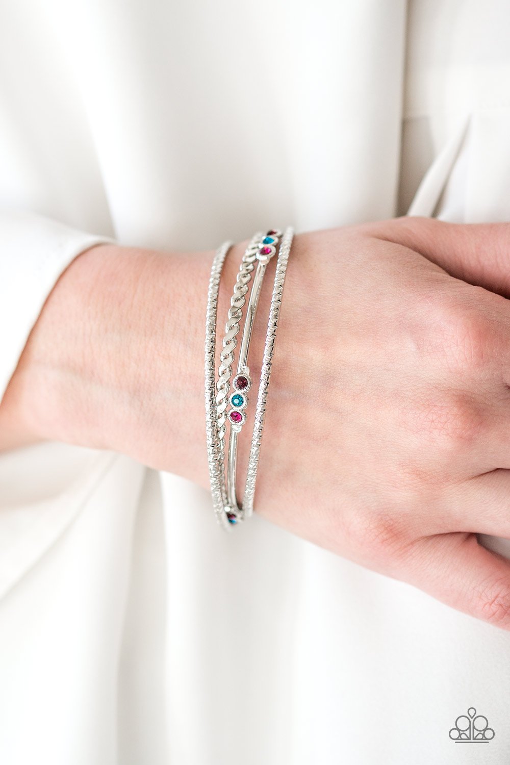 Subtle Shimmer - multicolor bracelet