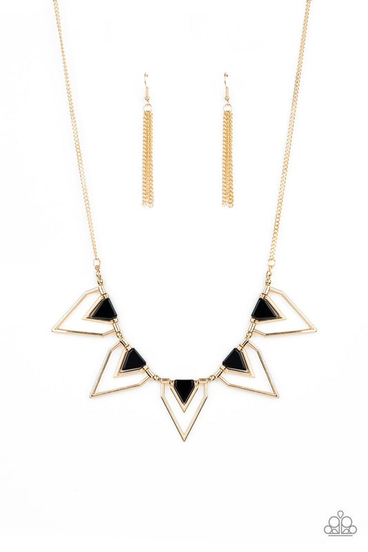 The Pack Leader - Gold/Black necklace