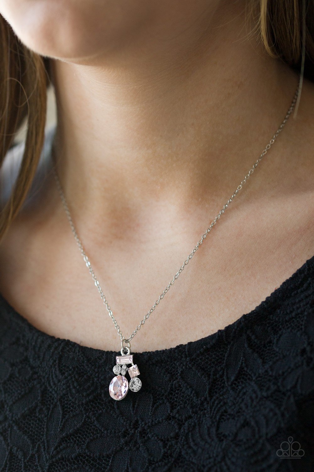 Time to Be Timeless - pink necklace