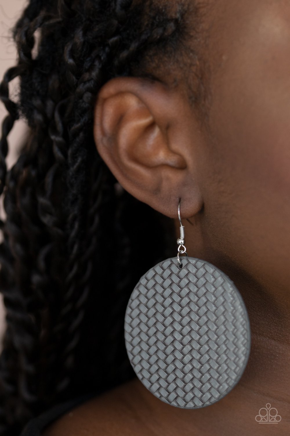 WEAVE Your Mark - silver earrings
