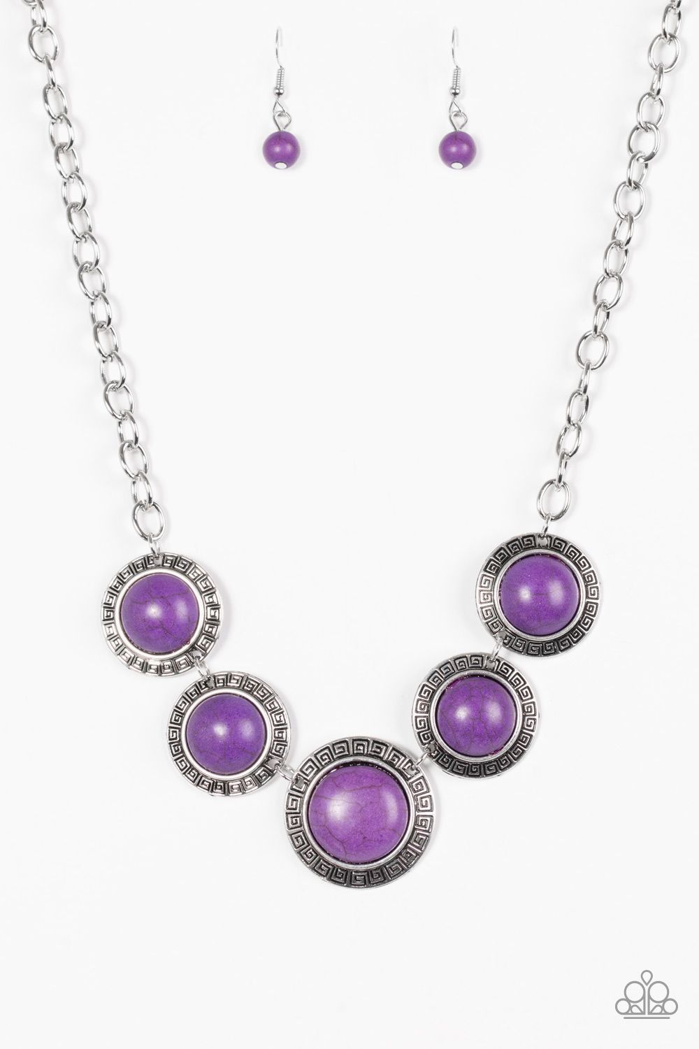 Mountain Roamer - Purple necklace