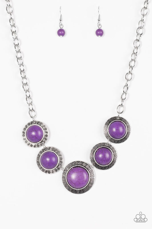 Mountain Roamer - Purple necklace