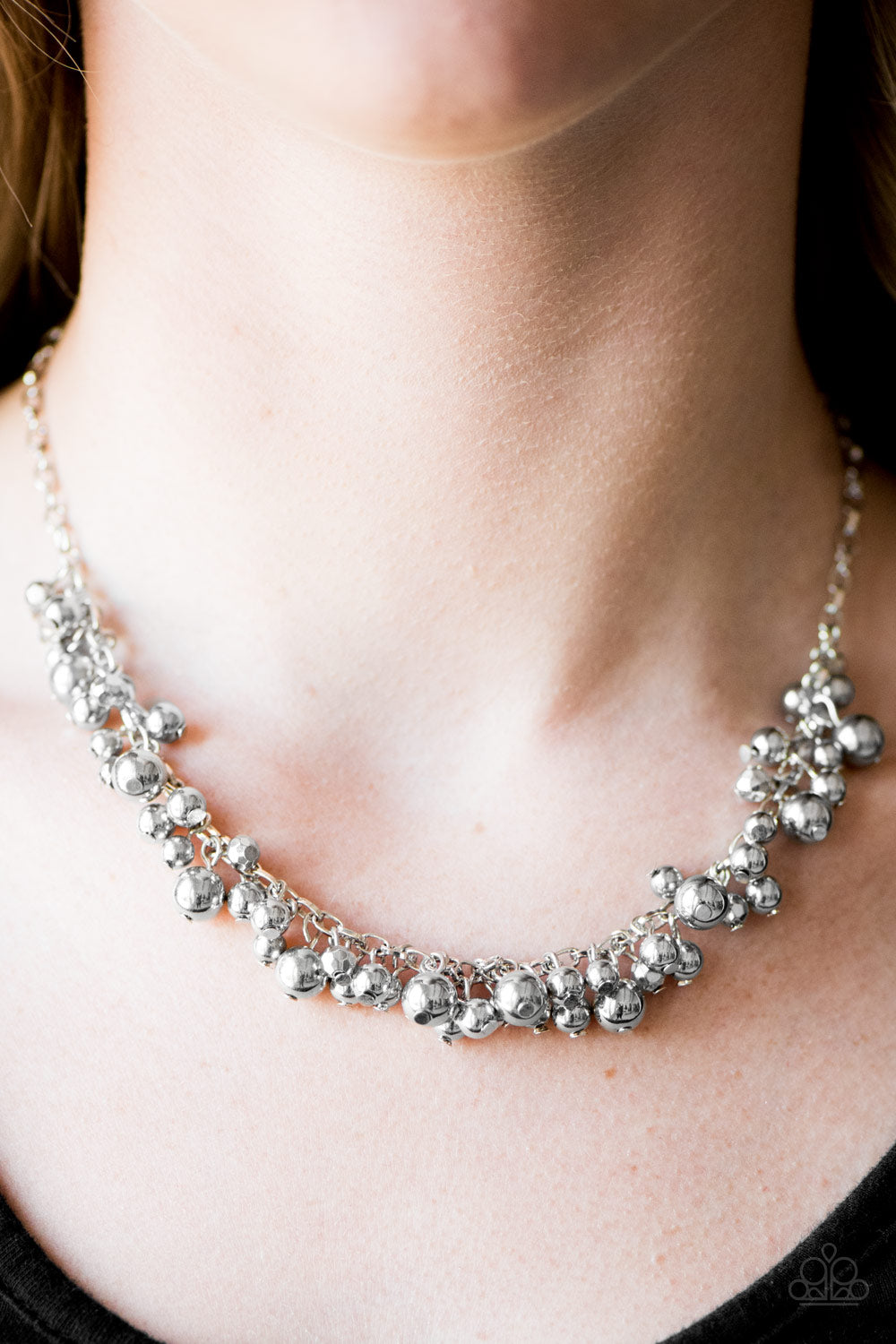 Belle Of The Ball - Silver necklace