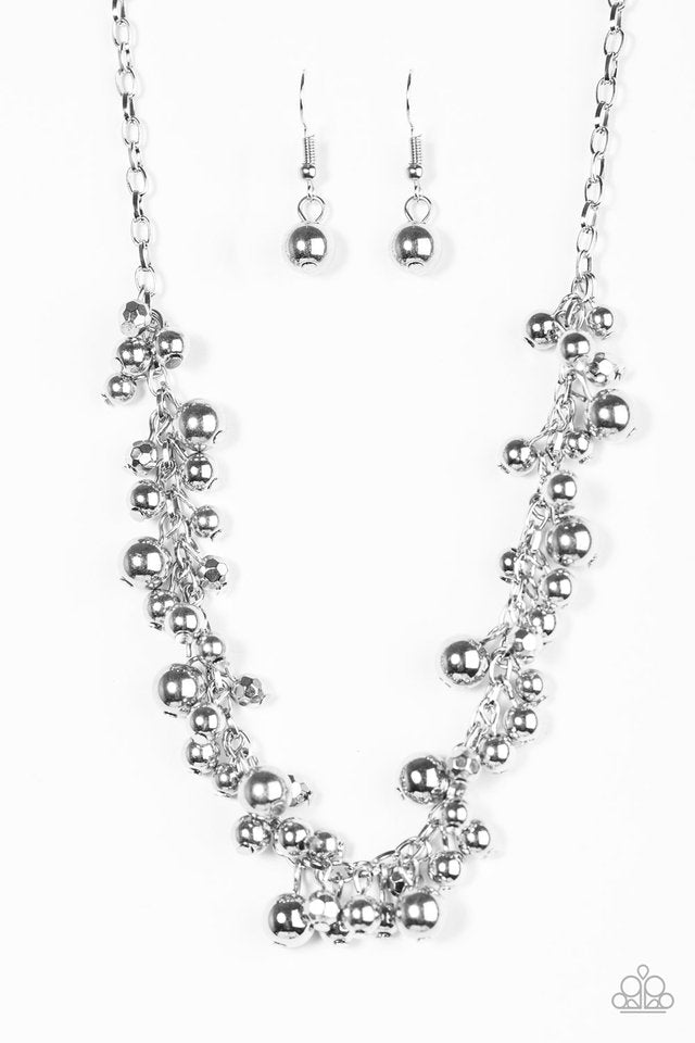 Belle Of The Ball - Silver necklace