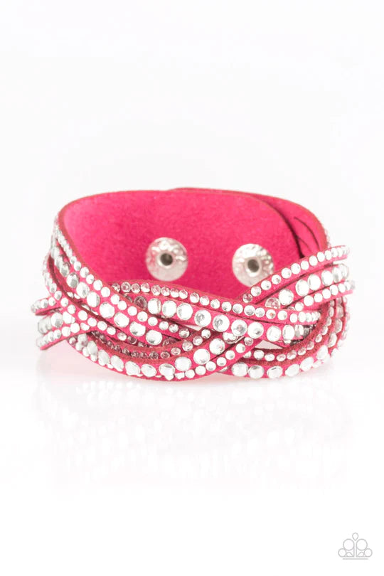 BRING ON THE BLING - Pink Bracelet