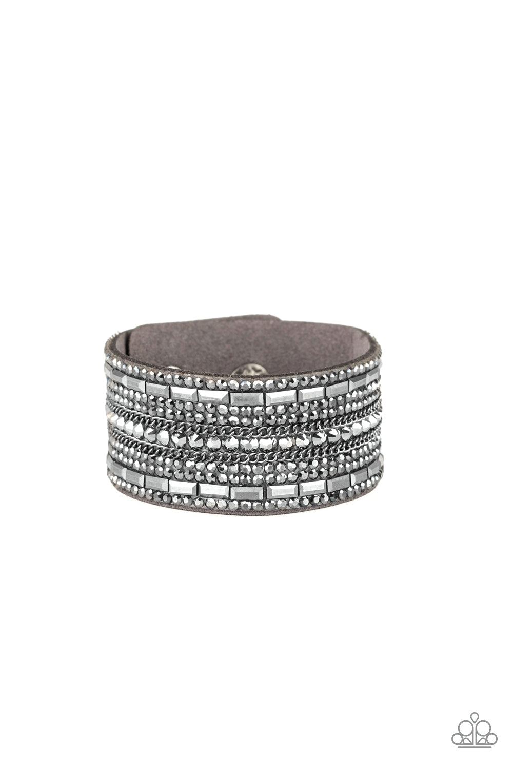 Rebel Radiance - Silver wrap bracelet