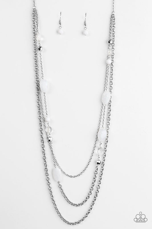 BELIZE It Or Not - White Necklace