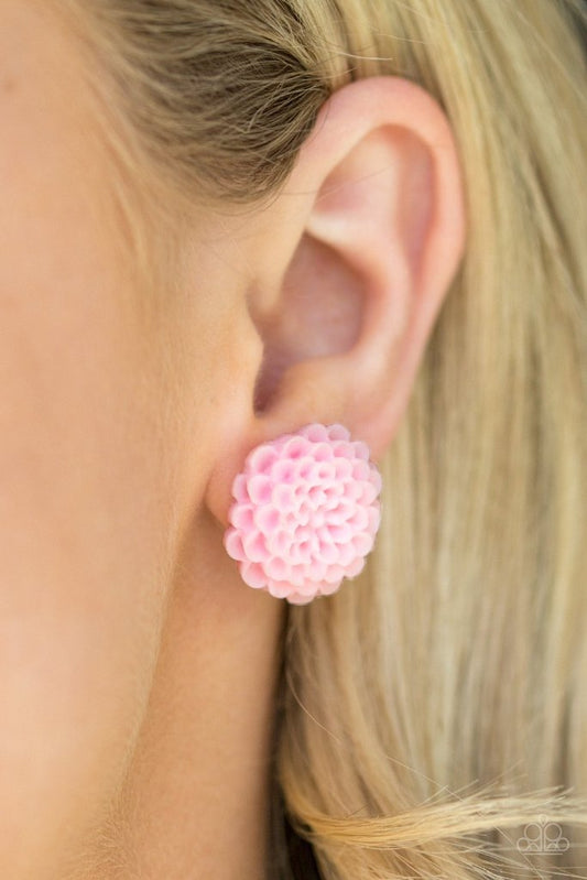 Dandelion Demure - pink earrings