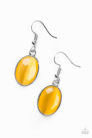 Pool Hoppin- Yellow earrings