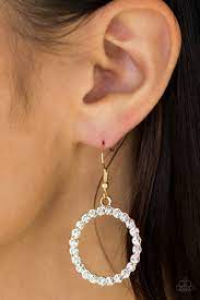 Bubblicious - gold earrings