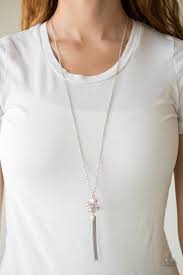 Uniquely Uptown - Pink Necklace