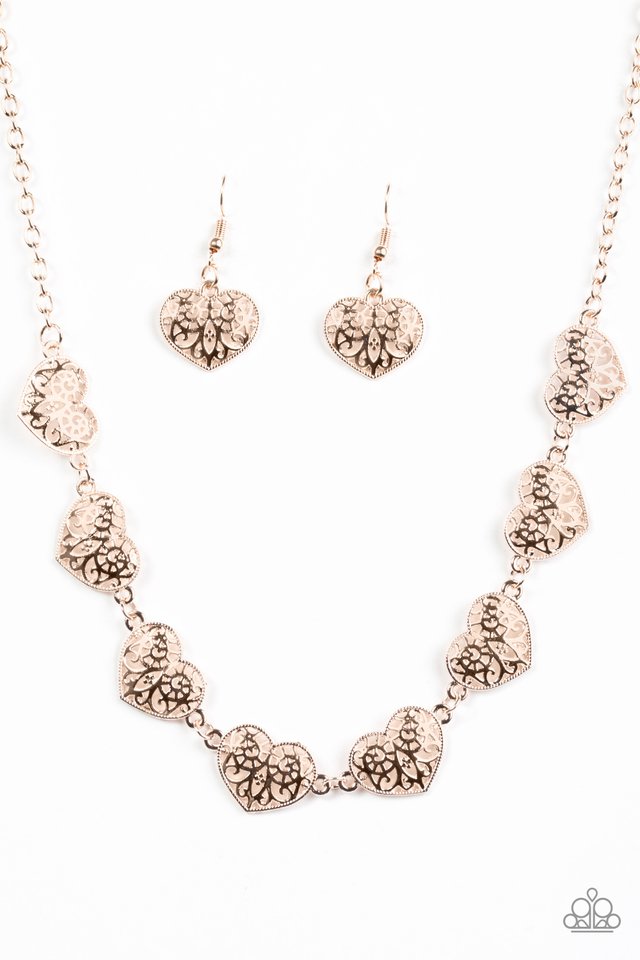 Easy To Adore - Rose Gold necklace