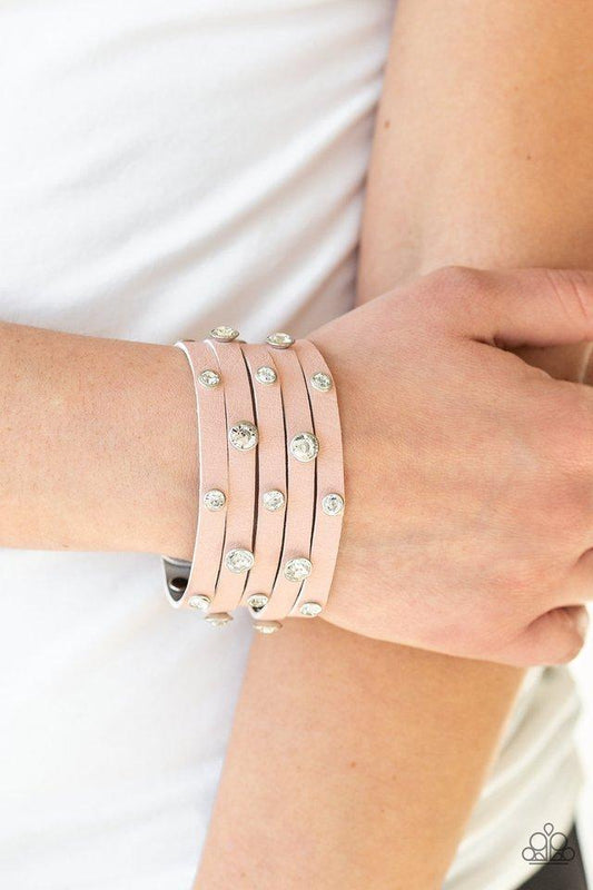 Rhinestone Reputation - Pink Bracelet