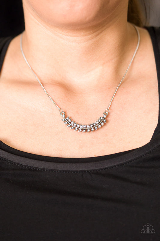 Flying Colors - White necklace