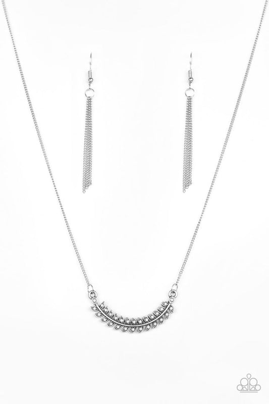 Flying Colors - White necklace