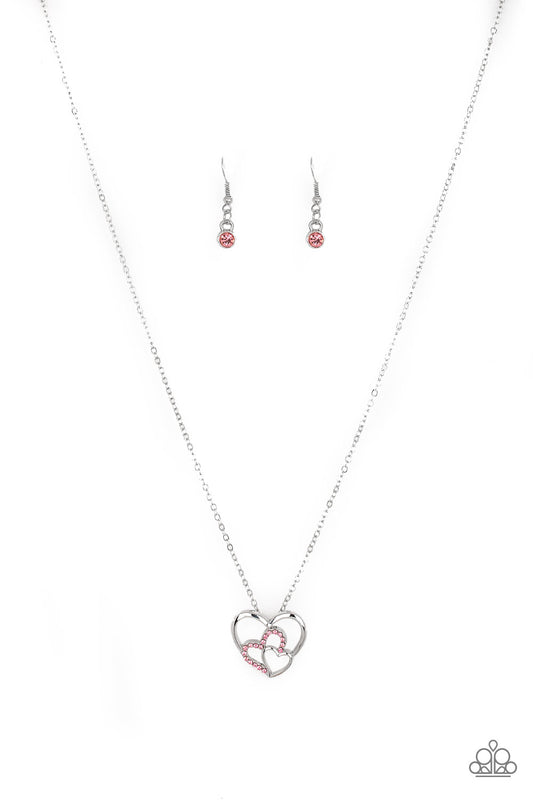 Follow Your HEARTTHROB - Pink necklace