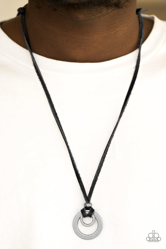 Get To High Ground - Black urban necklace