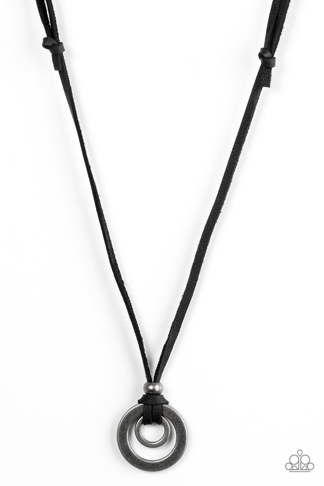Get To High Ground - Black urban necklace