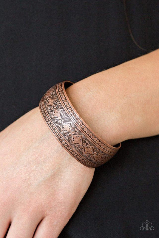 Gorgeously Gypsy - Copper Cuff Bracelet