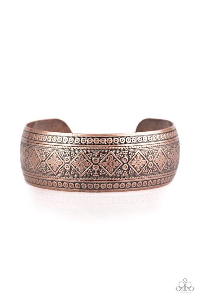 Gorgeously Gypsy - Copper Cuff Bracelet