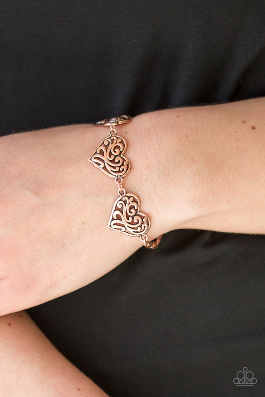 Heartfelt Harmony - Copper bracelet