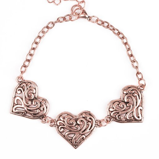 Heartfelt Harmony - Copper bracelet