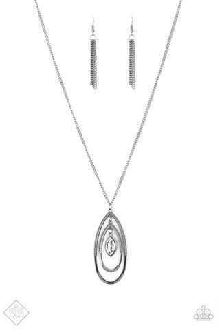 I Outrank You Black/Gunmetal Necklace