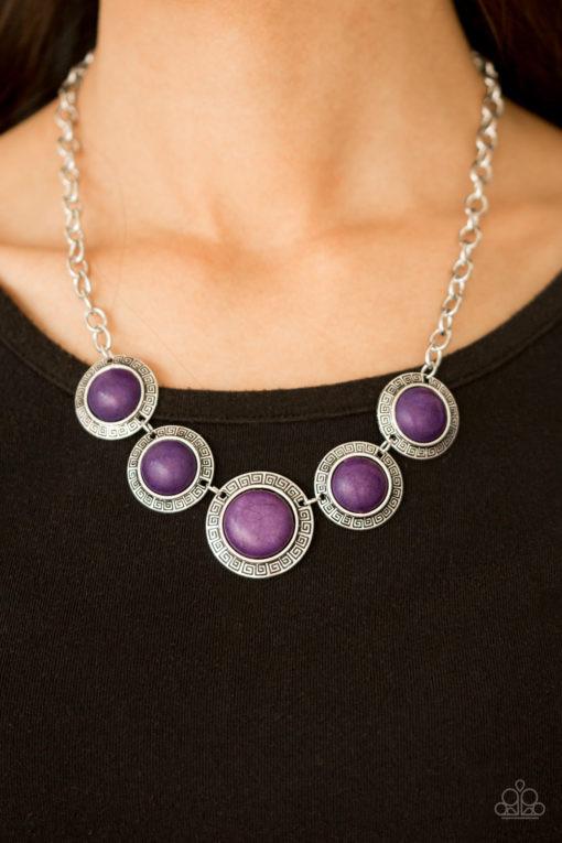 Mountain Roamer - Purple necklace