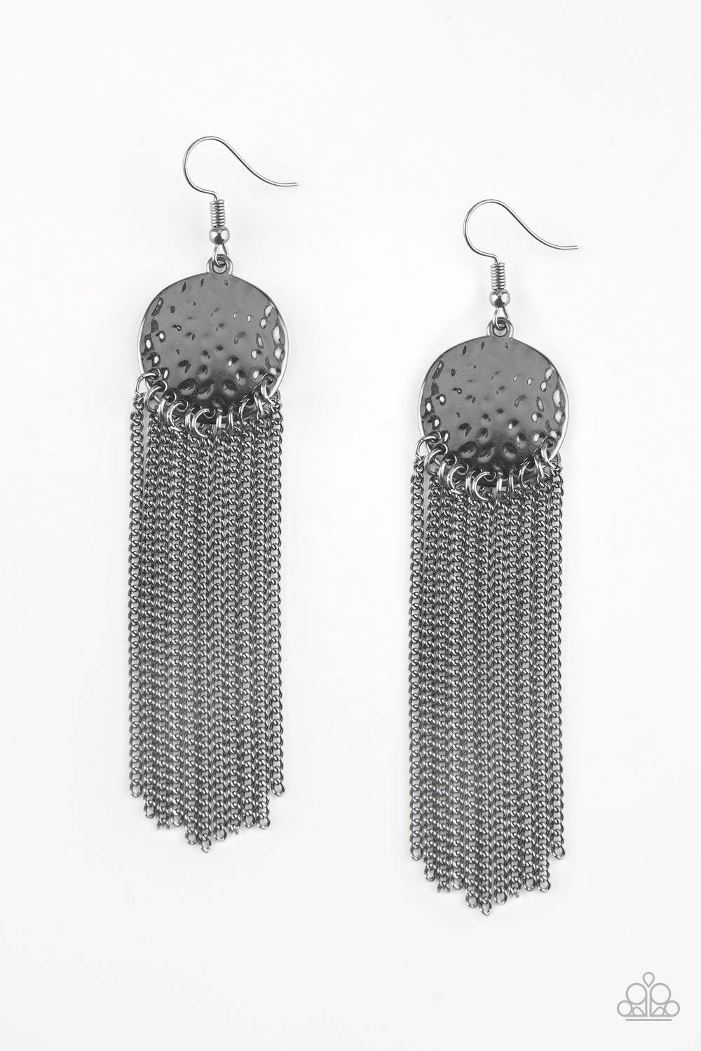 Solar Scene - Black/Gunmetal earrings