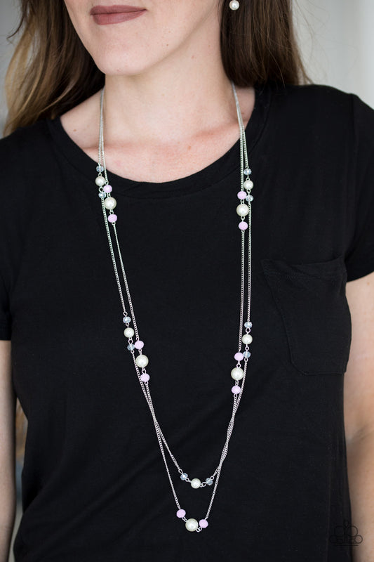 Spring Splash - Pink necklace