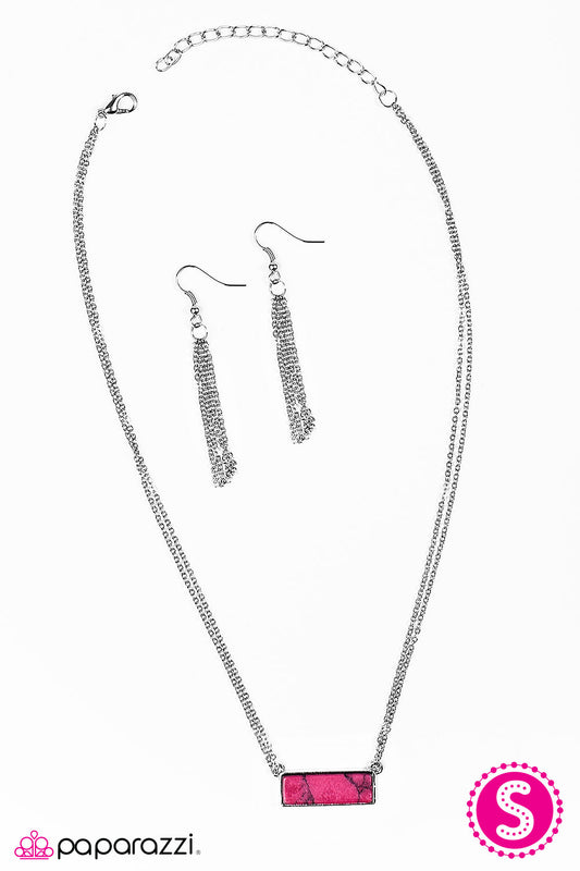 Land Ahoy! - Pink necklace