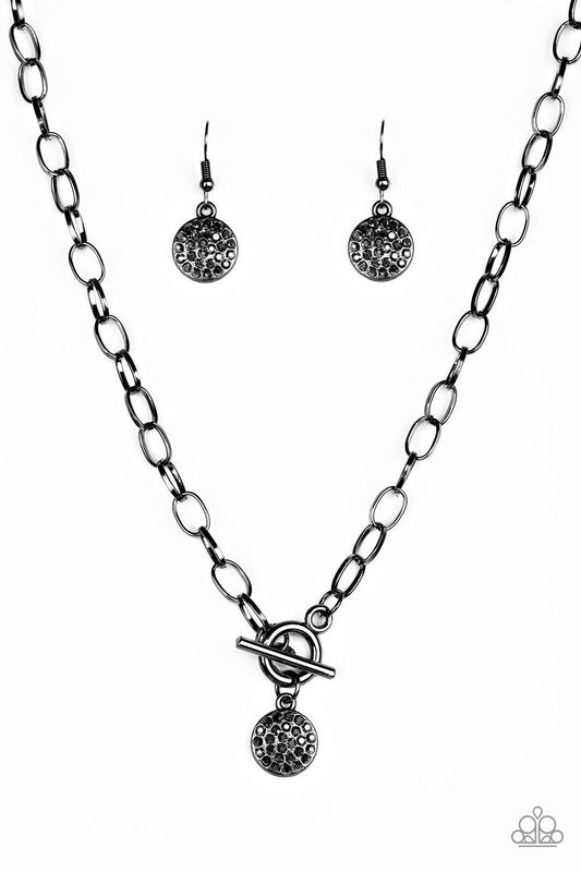 Sorority Sisters - Black/Gunmetal Necklace