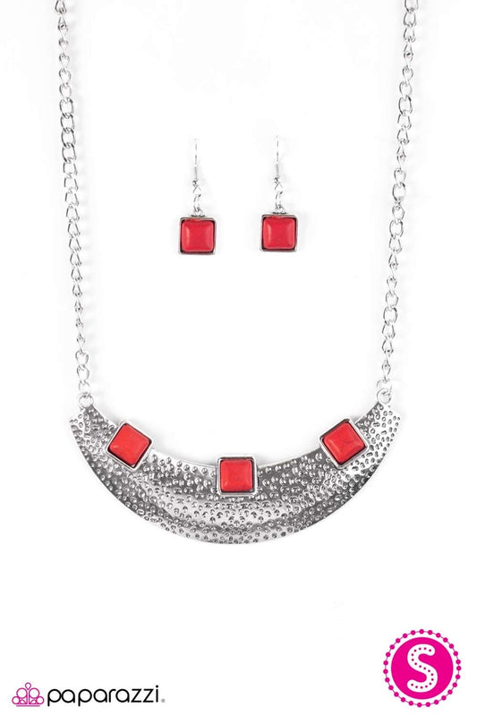 Fierce Fascination - Red Necklace