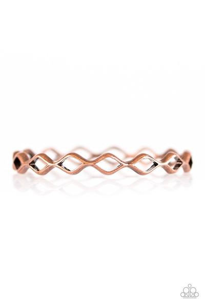 Industrial Movement - Copper Bracelet