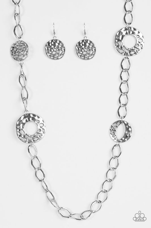 Industrial Mayhem - Silver necklace
