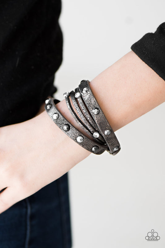 It Was The BEAST Of Times - Silver wrap bracelet