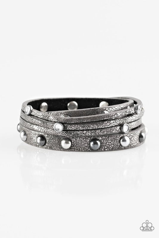 It Was The BEAST Of Times - Silver wrap bracelet