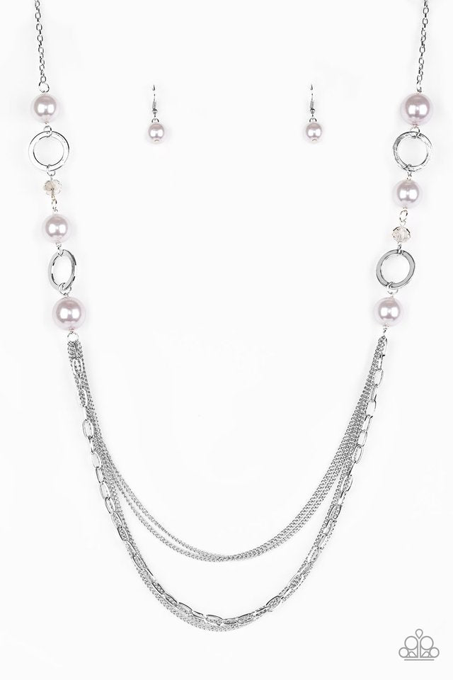 Its About SHOWTIME! - Silver necklace