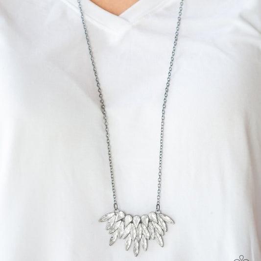Crowning Moment - Black/Gunmetal necklace