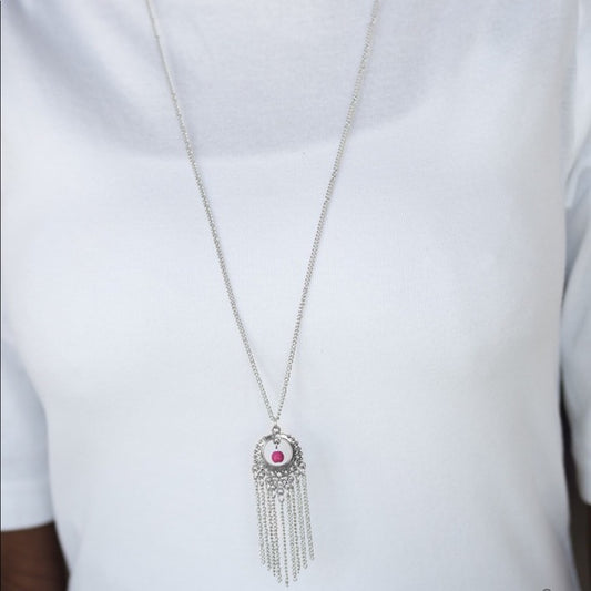 Western Weather - Pink necklace