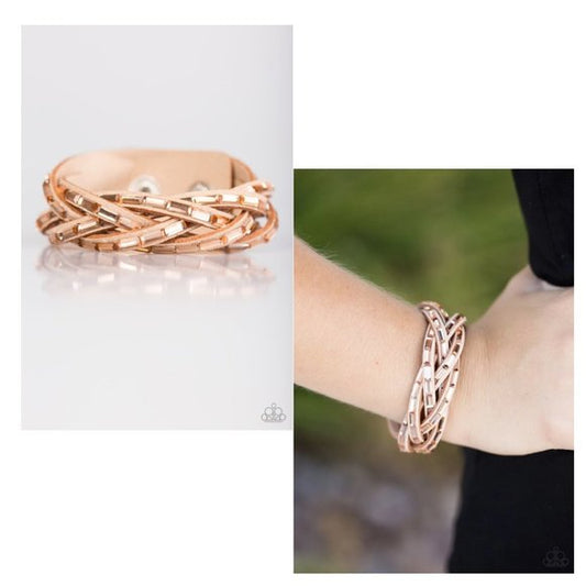 Rock Legend - Brown wrap bracelet