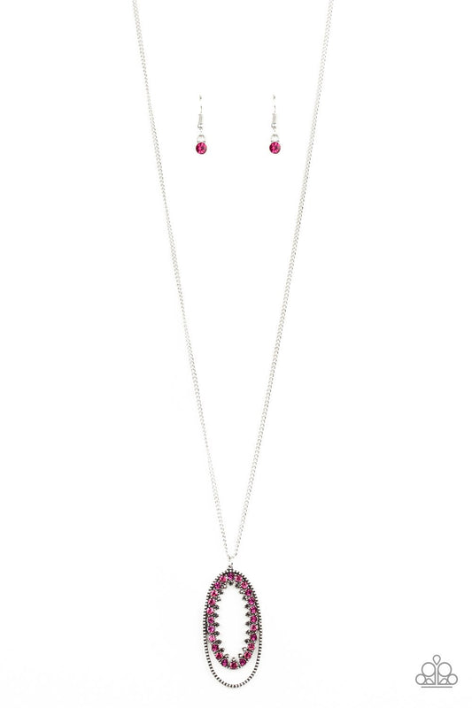 Money Mood -  Pink Necklace