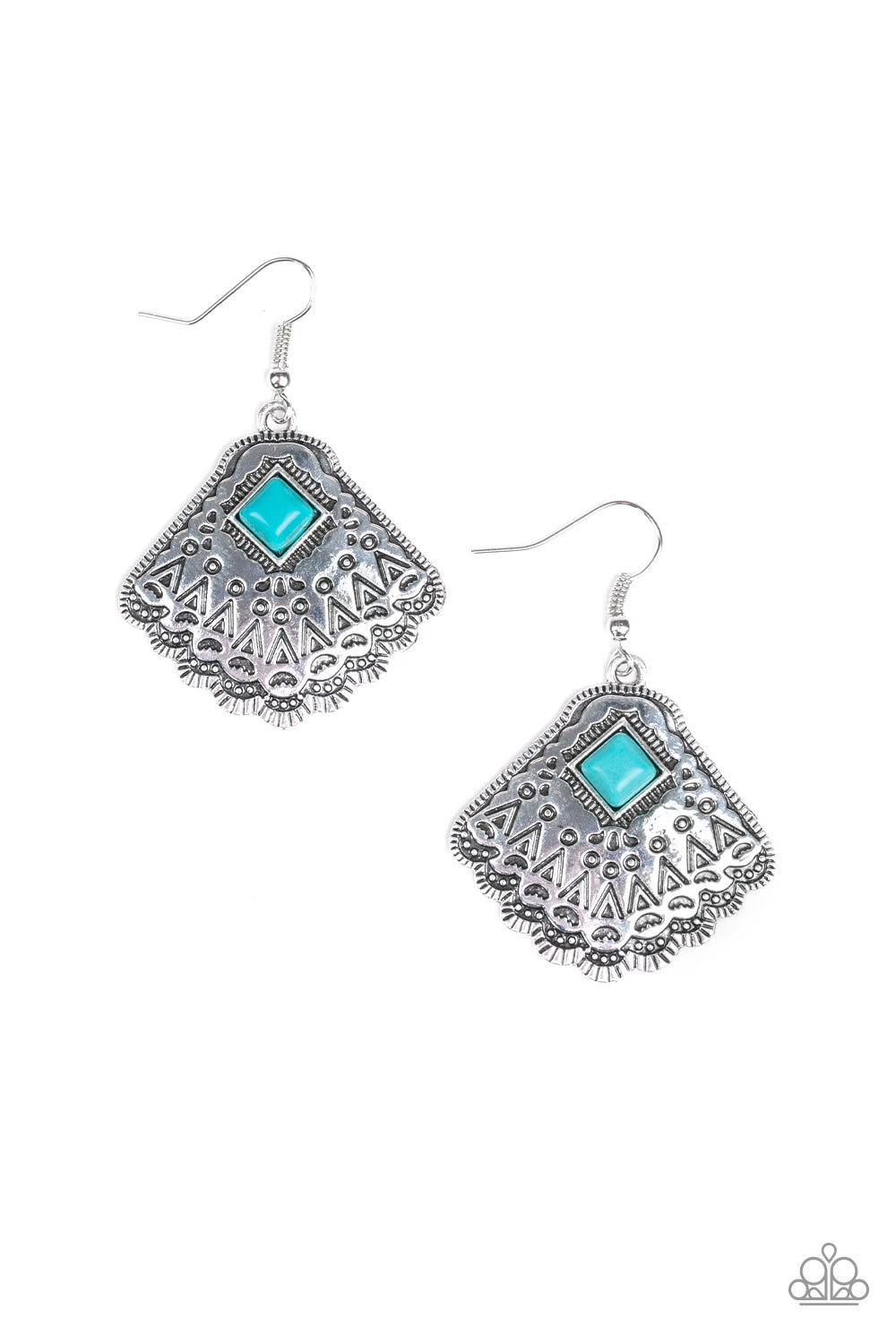 Mountain Mesa - Blue/Turquoise earrings