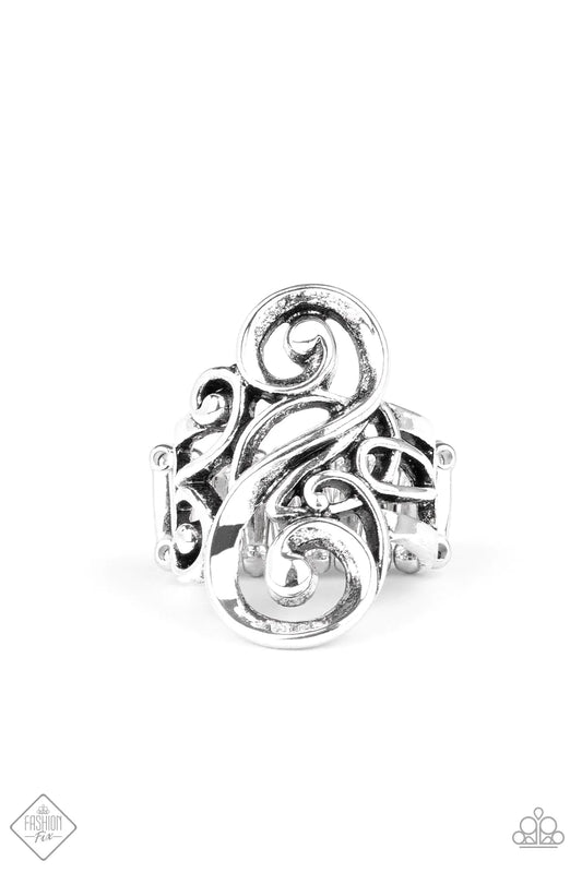 Musical Motif - Silver Ring